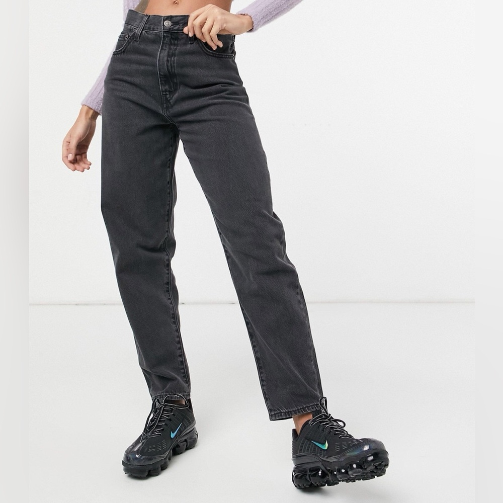 Levi's Black High Loose Tapered Legs Jeans
